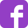 Facebook Logo Icon Purple
