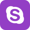 Skype Logo Icon Purple